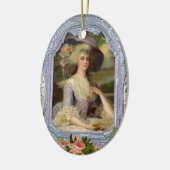Marie Antoinette-kerstornament Gift Keramisch Ornament (Links)