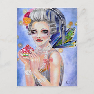 Marie Antoinette - Koningin van Cupcakes Briefkaart