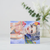 Marie Antoinette - Koningin van Cupcakes Briefkaart (Staand voorkant)