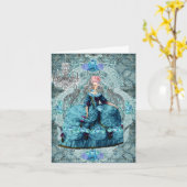 Marie Antoinette Koningin van Frankrijk Kaart (Gele Bloem)