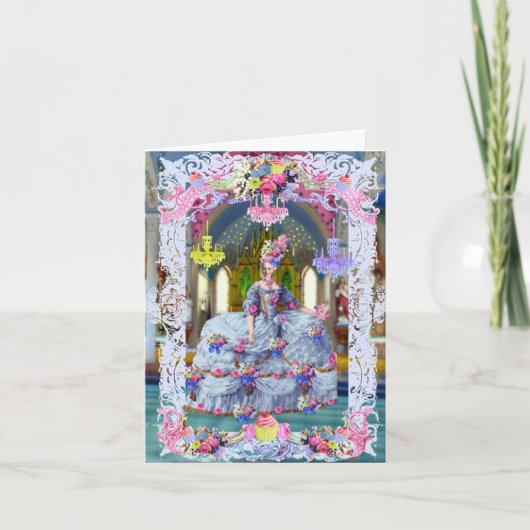 Marie Antoinette Koningin van Frankrijk Laat ons t Aankondiging (Voorkant)