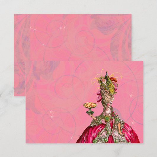 Marie Antoinette Laat hen cake eten (Voorkant / Achterkant)