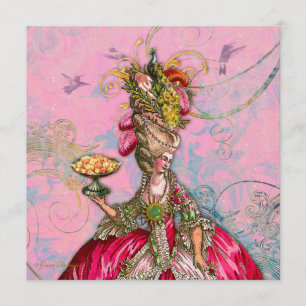 Marie Antoinette laat hen de tepel eten Kaart