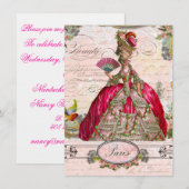 Marie Antoinette laat hen de tepel eten Kaart (Voorkant / Achterkant)