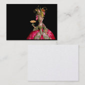 Marie Antoinette laat hen Visitekaartjes eten (Voorkant / Achterkant)