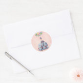 Marie Antoinette ~ Laat Ons Cake Eten Sticker (Envelop)