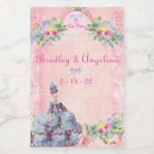 Marie Antoinette ~ Laat ons eten Cake wijn label Wijn Etiket (Enkel label)