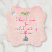 Marie Antoinette ~ Laat ons taart eten Bedankjes Labels (Voorkant)