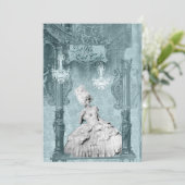 Marie Antoinette laat ons uitnodigingen tot het et (Staand voorkant)