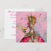 Marie Antoinette Laat ze cake eten Kaart (Voorkant / Achterkant)