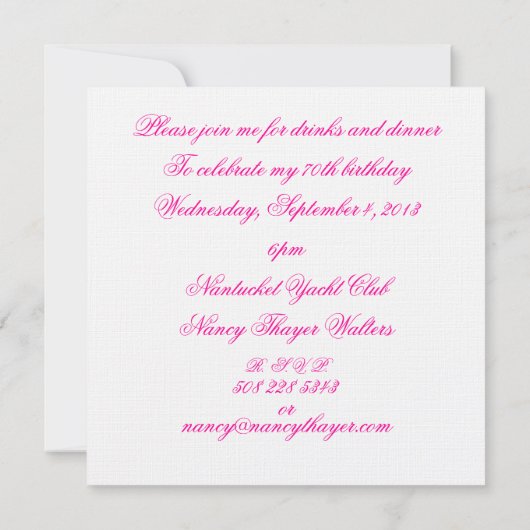 Marie Antoinette Laat ze cake eten Kaart (Achterkant)