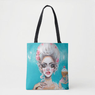 Marie Antoinette Laat ze cupcake Mini eten Tote Bag