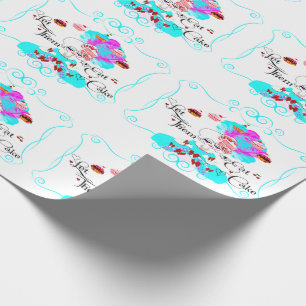 Marie Antoinette laat ze de tepel eten Cadeaupapier