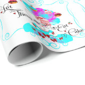 Marie Antoinette laat ze de tepel eten Cadeaupapier (Rol Hoek)