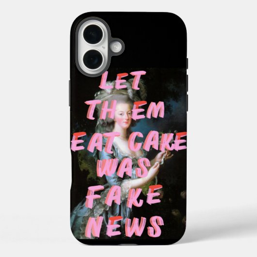 Marie Antoinette laat ze de tepel eten Case-Mate iPhone Case (Achterkant)