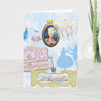 Marie Antoinette laat ze de tepel eten Kaart