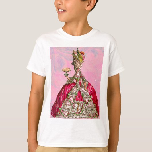 Marie Antoinette laat ze de tepel eten T-shirt (Voorkant)