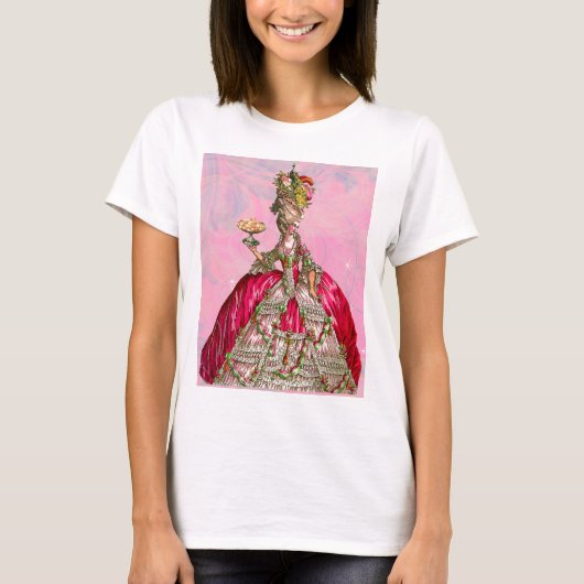 Marie Antoinette laat ze de tepel eten T-shirt (Voorkant)