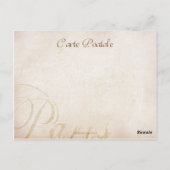 Marie Antoinette Laat ze taarten Briefkaart eten (Achterkant)