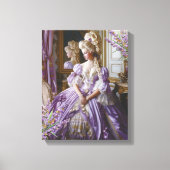 Marie Antoinette Lavender Queen Canvas Afdruk (Voorkant)