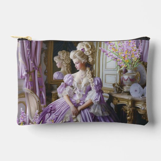 Marie Antoinette lavender Queen pouch アクセサリーポーチ Etui (Voorkant)