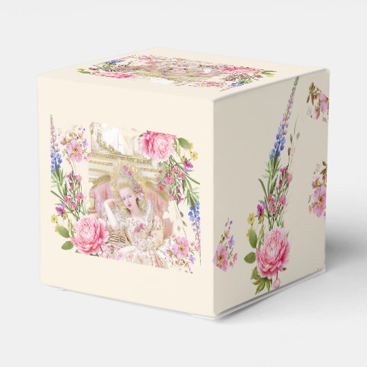 Marie Antoinette let them eat cake Bedankdoosjes (Achterkant)