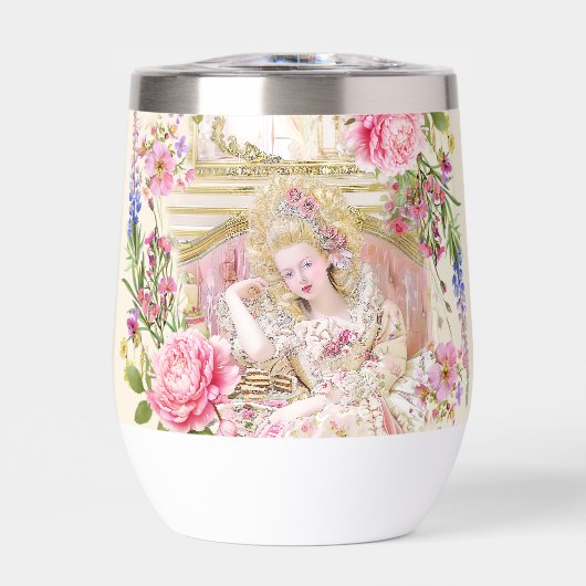 Marie Antoinette let them eat cake drinkware (Voorkant)
