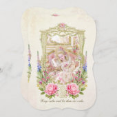 Marie Antoinette let them eat cake invitation Kaart (Voorkant / Achterkant)