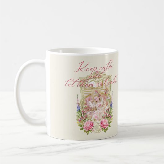 Marie Antoinette let them eat cake Mug Koffiemok (Links)