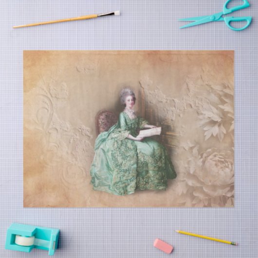 Marie Antoinette Lezing Weefselpapier Tissuepapier (Craft)