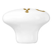 Marie Antoinette Logo COLOR & SHAPE OPTIES - Keramische Knop (Zijkant)