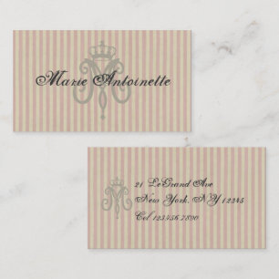 Marie Antoinette Logo - Visitekaartje