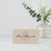 Marie Antoinette Logo - Visitekaartje (Staand voorkant)