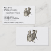 Marie Antoinette Louis XVI Romantic Couple Visitekaartje (Voorkant / Achterkant)