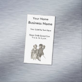 Marie Antoinette Louis XVI Romantic Couple Visitekaartje Magneet (Voorbeeld)