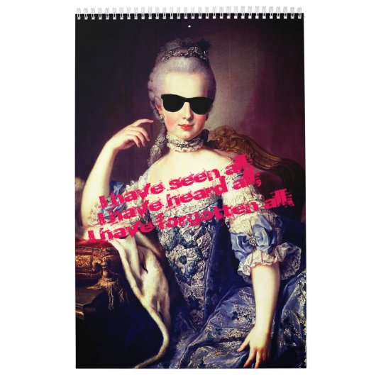 Marie Antoinette – Madame de Pompadour Quotes Kalender (Hoes)