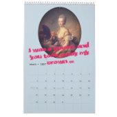 Marie Antoinette – Madame de Pompadour Quotes Kalender (Mar 2027)