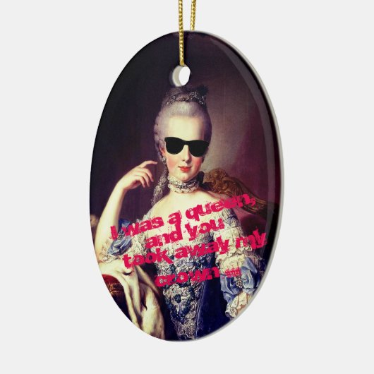 ♥ Marie-Antoinette Marie Antoinette crazy Kitsch ♥ Keramisch Ornament (Links)