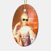 Marie-Antoinette Marie-Antoinette gek Kitsch Keramisch Ornament (Links)