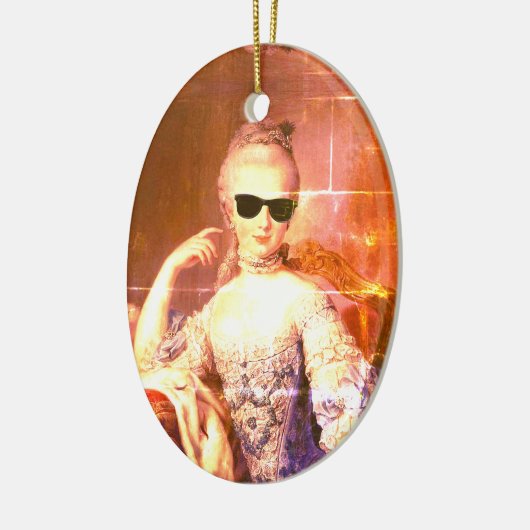 Marie-Antoinette Marie-Antoinette gek Kitsch Keramisch Ornament (Links)