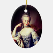 ♥ Marie-Antoinette – Marie Antoinette ♥ Keramisch Ornament (Voorkant)