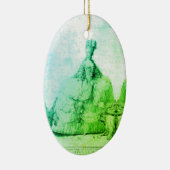 Marie-Antoinette Marie-Antoinette shabby chic Keramisch Ornament (Rechts)