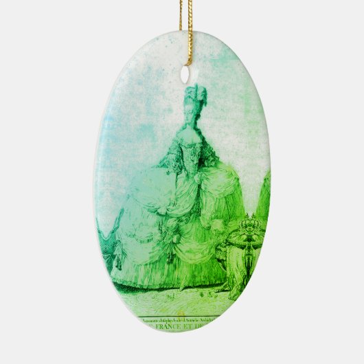 Marie-Antoinette Marie-Antoinette shabby chic Keramisch Ornament (Rechts)