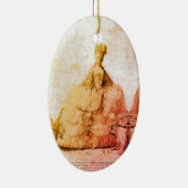 Marie-Antoinette Marie-Antoinette shabby chic Keramisch Ornament (Rechts)