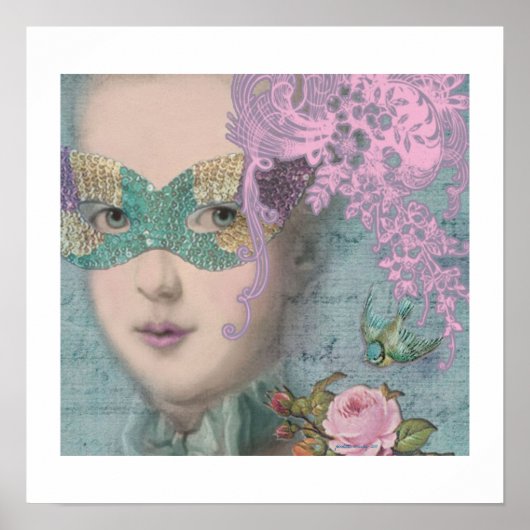 Marie Antoinette Masquerade Poster (Voorkant)