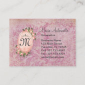 Marie Antoinette (meer opties) - Visitekaartje (Achterkant)