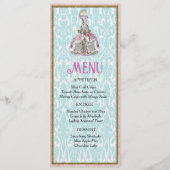 Marie Antoinette Menu Tafelservies (Voorkant)