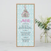 Marie Antoinette Menu Tafelservies (Staand voorkant)