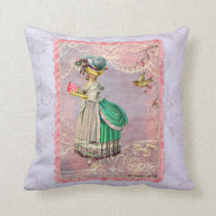 Marie Antoinette met Cupcake & Bird Sierkussen