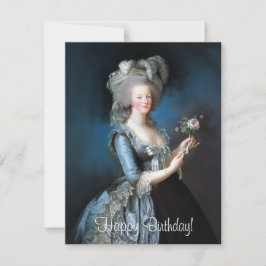 Marie Antoinette met een roos